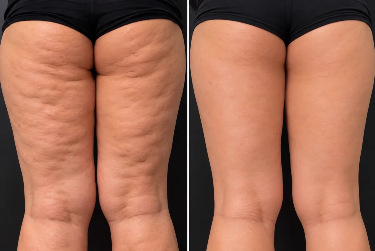 Piernas, antes y después